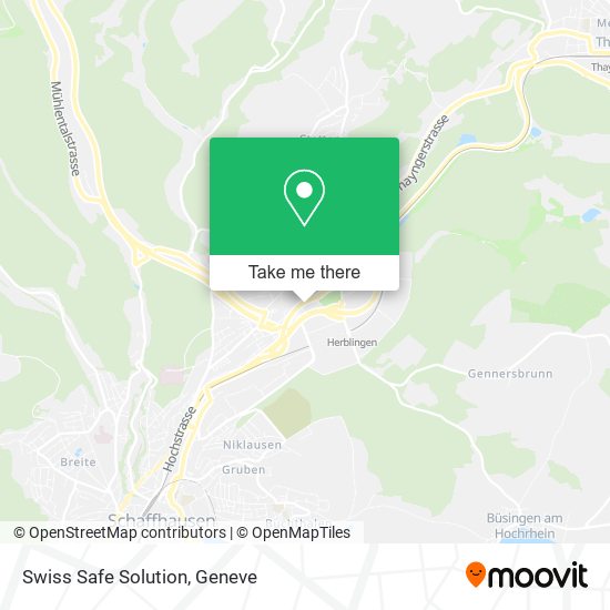 Swiss Safe Solution map
