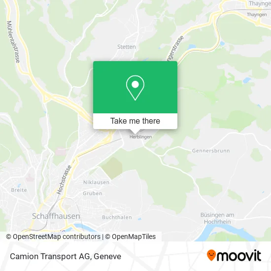 Camion Transport AG map