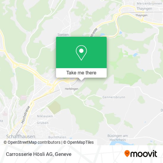 Carrosserie Hösli AG map