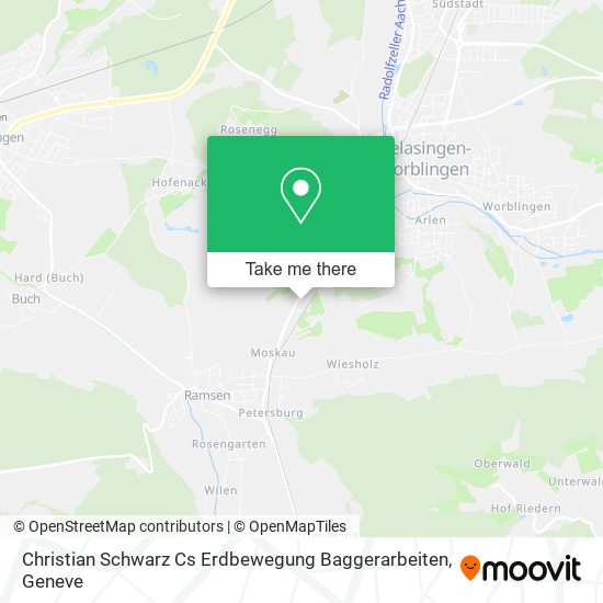 Christian Schwarz Cs Erdbewegung Baggerarbeiten map