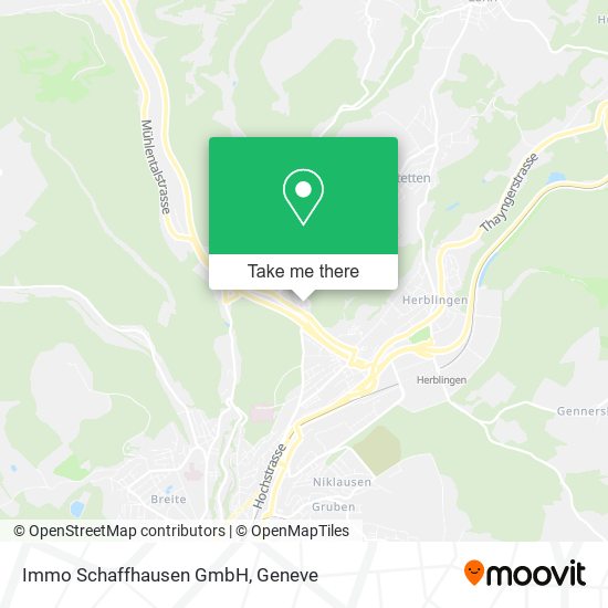 Immo Schaffhausen GmbH map