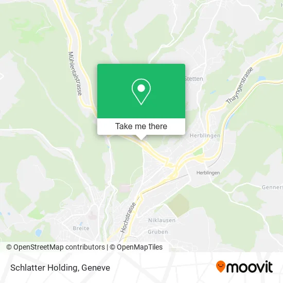 Schlatter Holding map