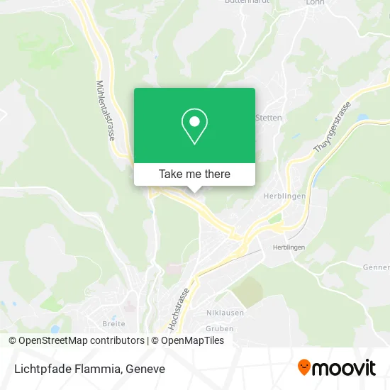 Lichtpfade Flammia map