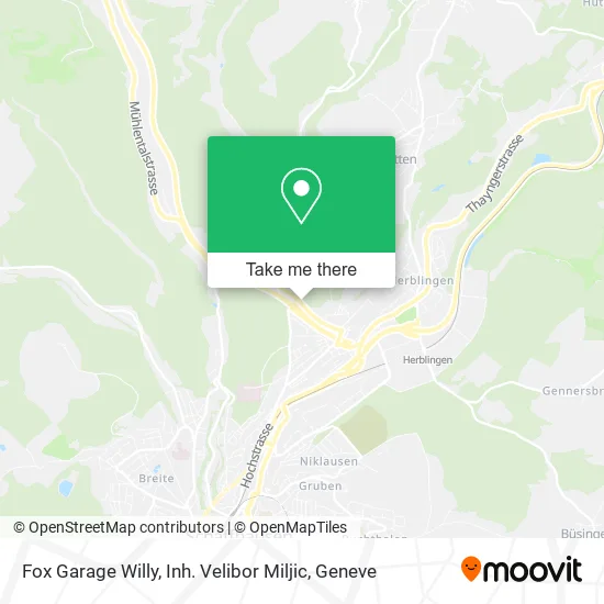 Fox Garage Willy, Inh. Velibor Miljic map