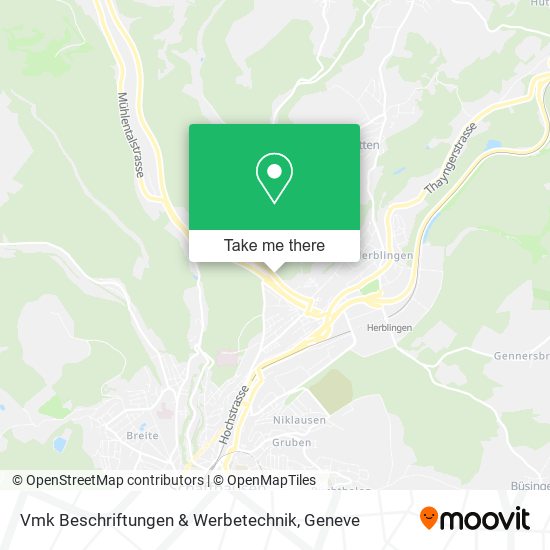 Vmk Beschriftungen & Werbetechnik map