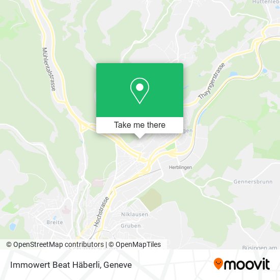 Immowert Beat Häberli map
