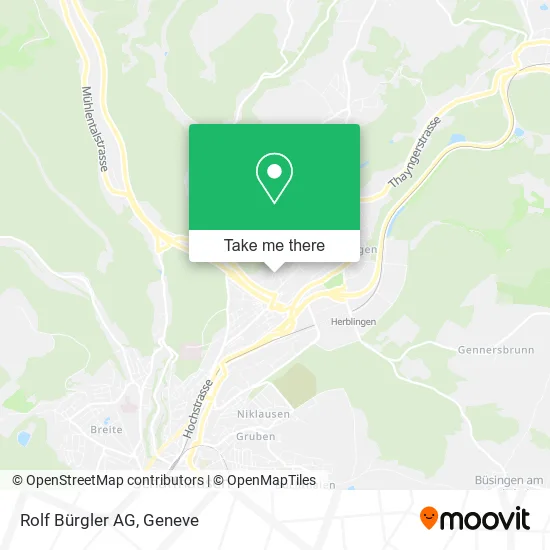 Rolf Bürgler AG map