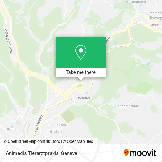 Animedis Tierarztpraxis map