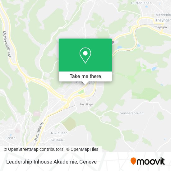 Leadership Inhouse Akademie map