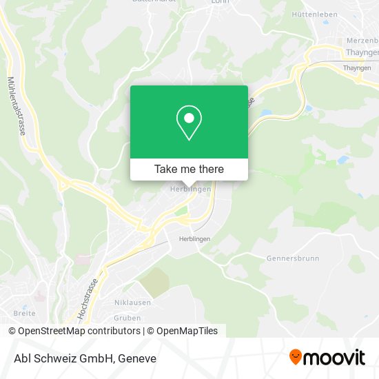 Abl Schweiz GmbH map