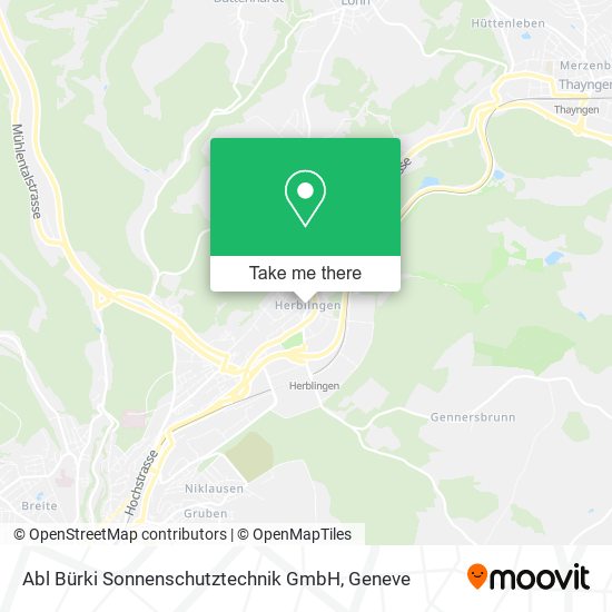 Abl Bürki Sonnenschutztechnik GmbH map