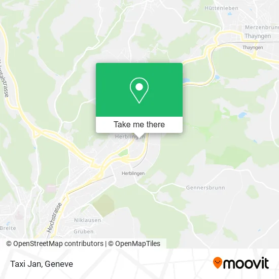 Taxi Jan map