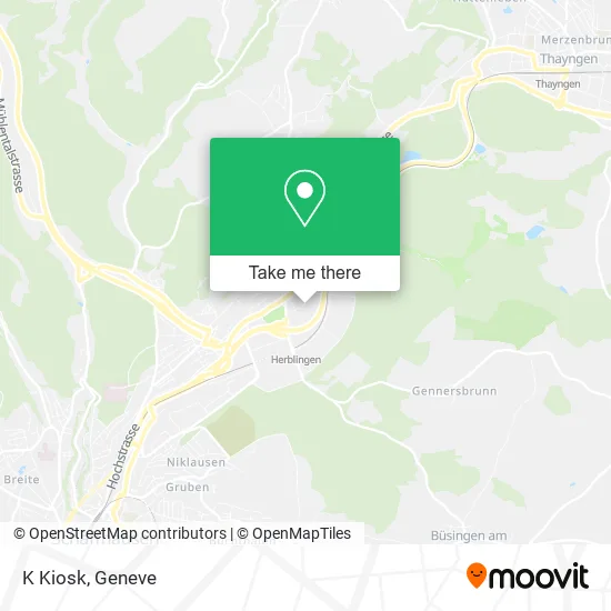 K Kiosk map