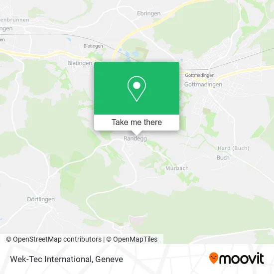 Wek-Tec International map