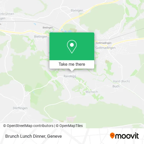 Brunch Lunch Dinner map