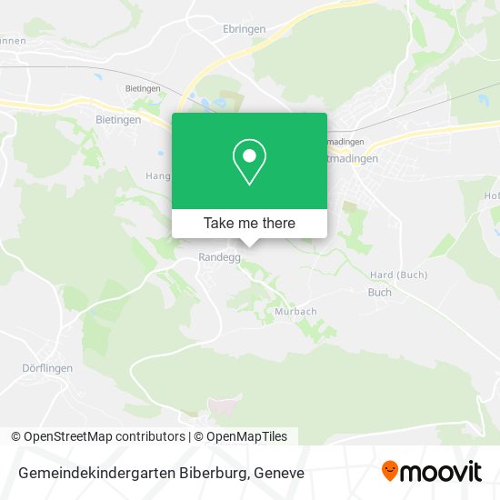 Gemeindekindergarten Biberburg map