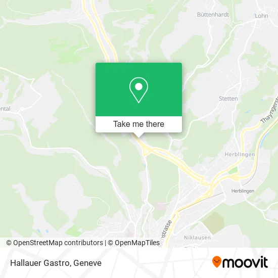 Hallauer Gastro map