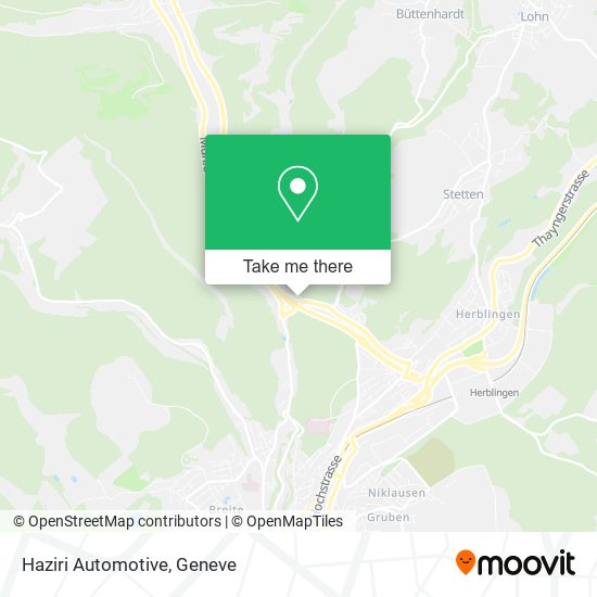 Haziri Automotive map