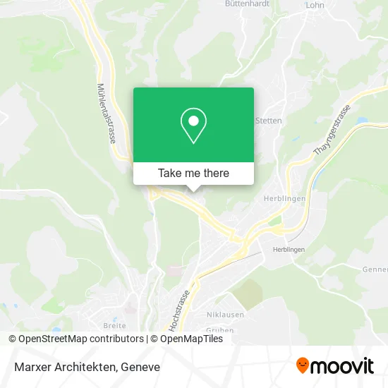 Marxer Architekten map