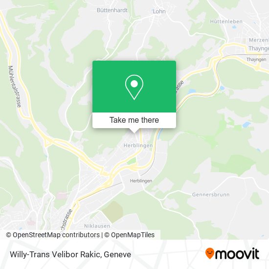 Willy-Trans Velibor Rakic map