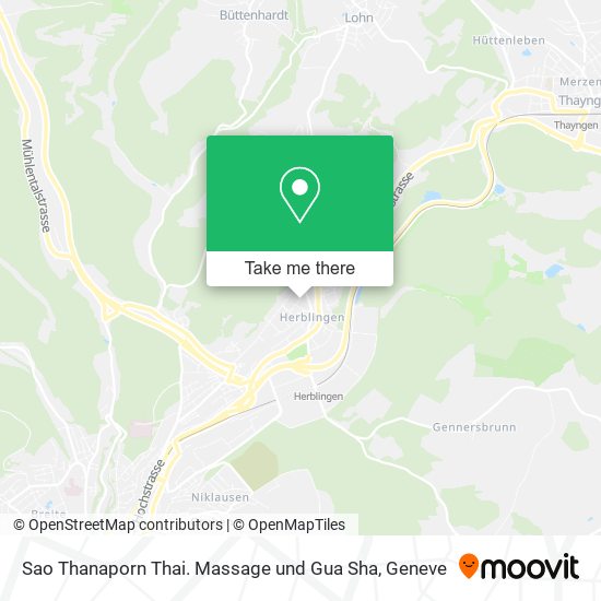 Sao Thanaporn Thai. Massage und Gua Sha map