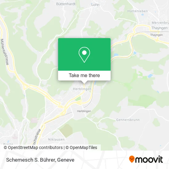 Schemesch S. Bührer map