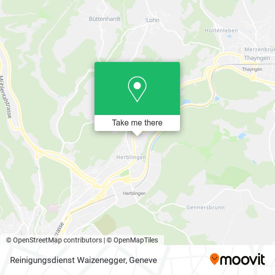 Reinigungsdienst Waizenegger map