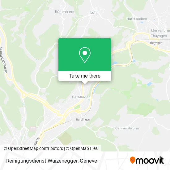 Reinigungsdienst Waizenegger map
