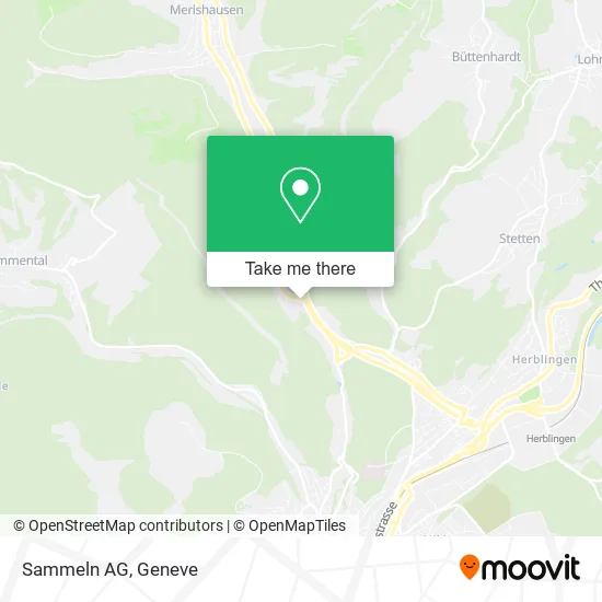 Sammeln AG map