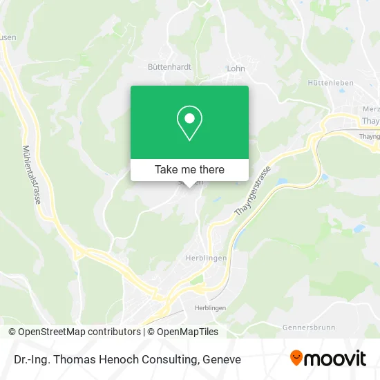 Dr.-Ing. Thomas Henoch Consulting map