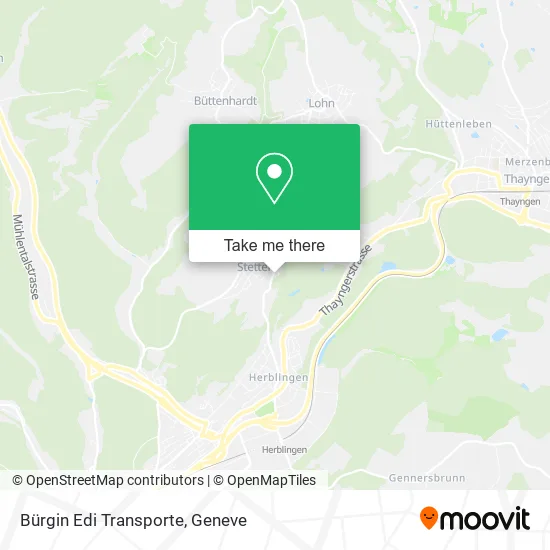 Bürgin Edi Transporte map