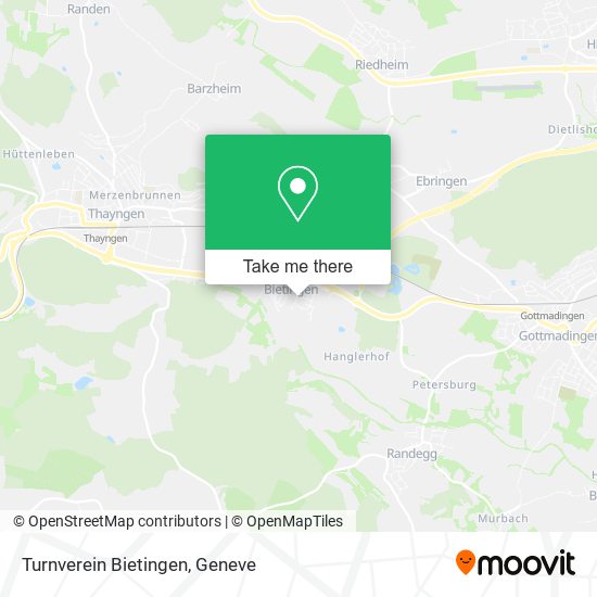 Turnverein Bietingen map
