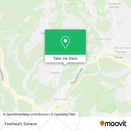 Feetheart map