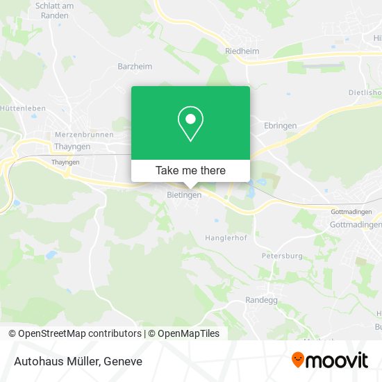 Autohaus Müller map