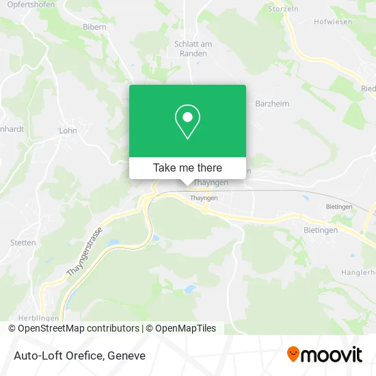 Auto-Loft Orefice map