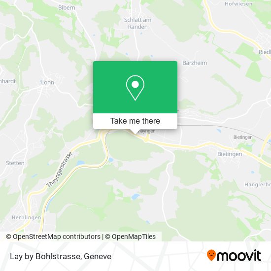 Lay by Bohlstrasse map