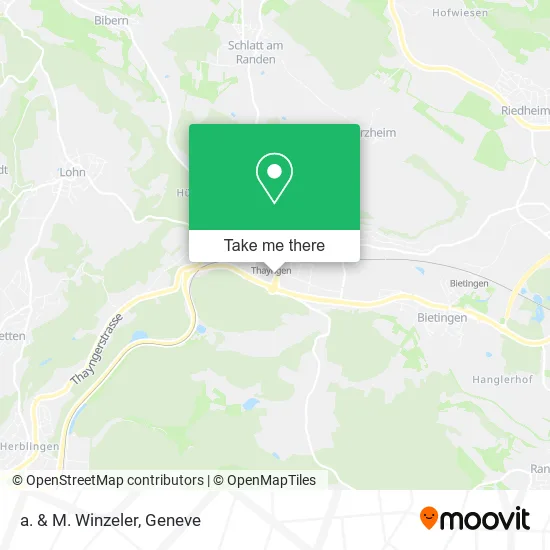 a. & M. Winzeler map