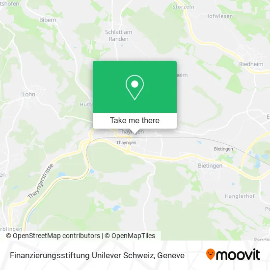 Finanzierungsstiftung Unilever Schweiz map