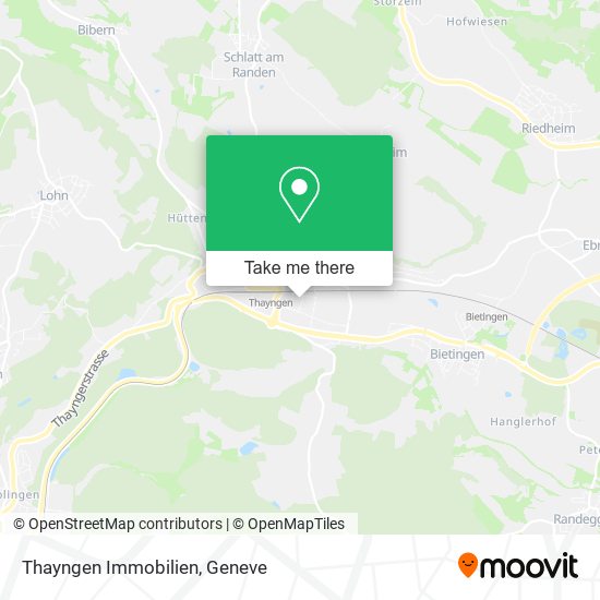 Thayngen Immobilien map