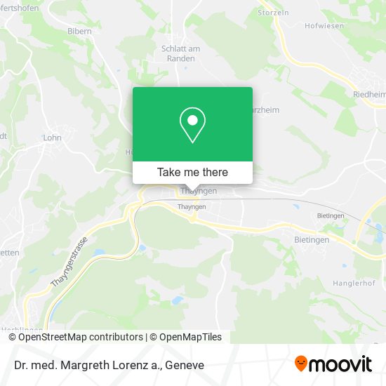 Dr. med. Margreth Lorenz a. map