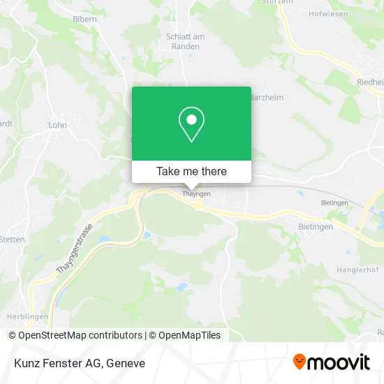 Kunz Fenster AG map