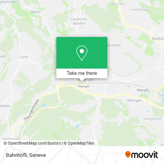 Bahnhöfli map