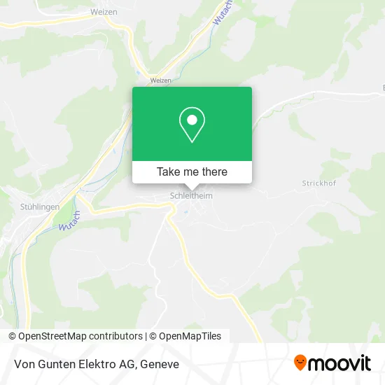 Von Gunten Elektro AG map