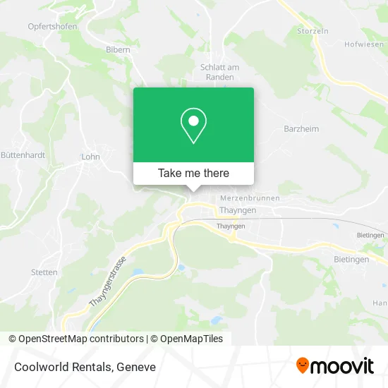 Coolworld Rentals map