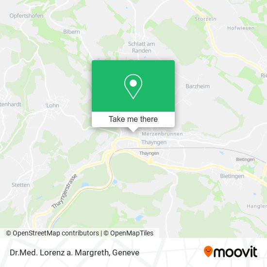 Dr.Med. Lorenz a. Margreth map