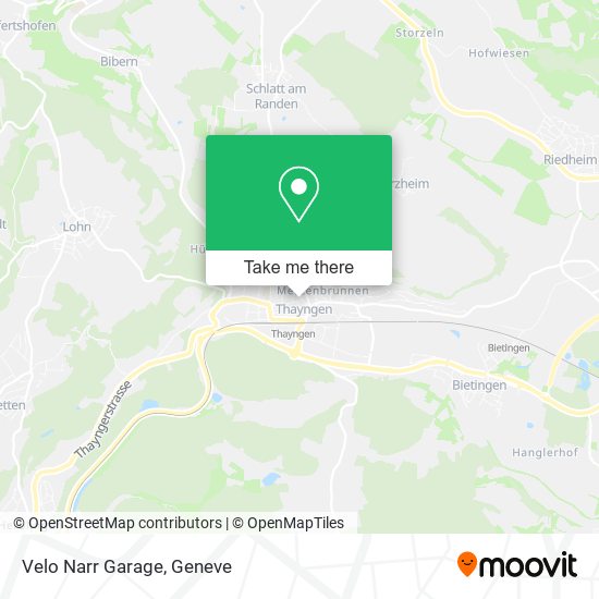 Velo Narr Garage map