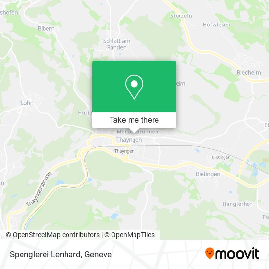 Spenglerei Lenhard map