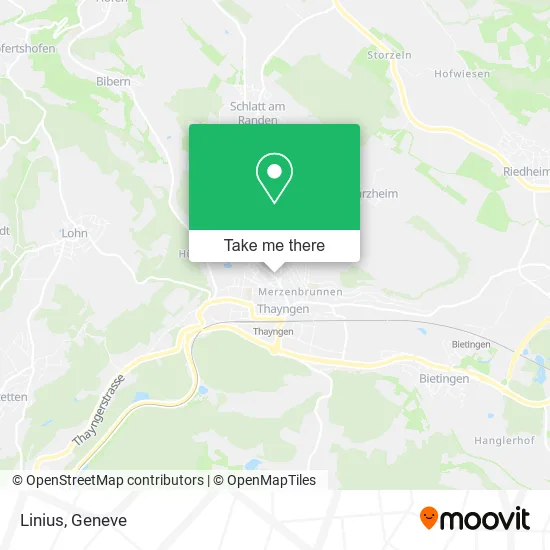 Linius map