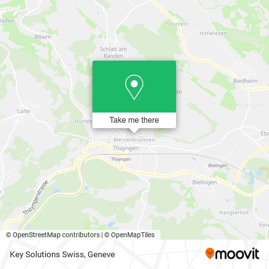 Key Solutions Swiss map