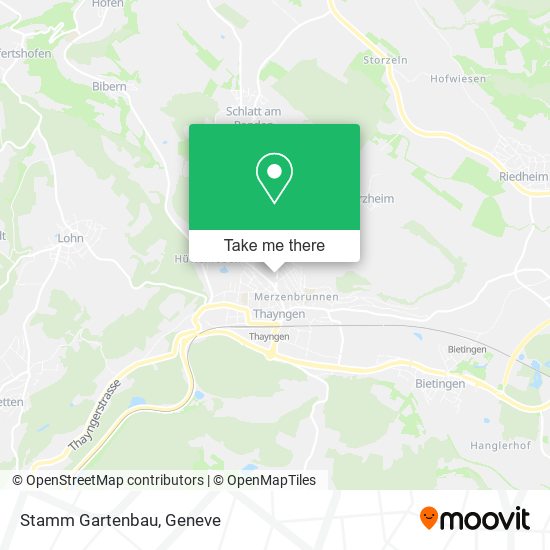 Stamm Gartenbau map